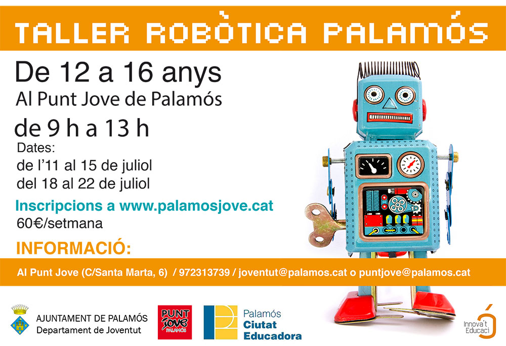 Poster A3_Taller Robòtica Palamós copia